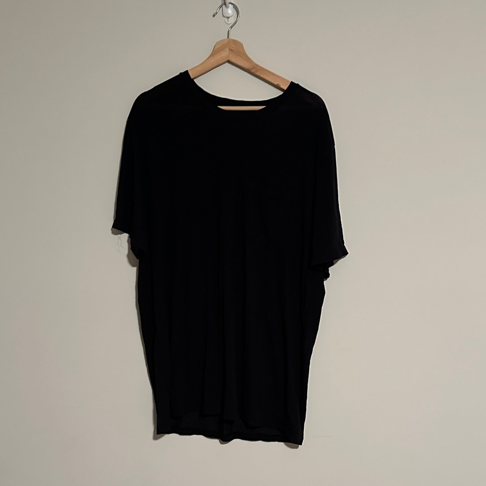 Tommy John Black Second Skin Sleep Pocket Tee